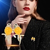 Magpie Alloy Rhinestone Brooches for Backpack Clothes LS-PW-WG4E8D5-01-3