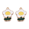 Alloy Enamel Pendants ENAM-T020-39A-RS-1