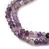 Faceted Natural Amethyst Beads Strands G-RM241221-N2-4