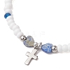 304 Stainless Steel Tiny Charm Bracelets BJEW-MZ00325-5