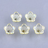 Transparent Acrylic Bead Caps LS-TACR-T007-04B-1