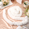 2Pcs 2 Colors Faux Fur Chenille Stick Fabric Roll for Christmas Tree Decor or Wreath Bows Craft FIND-CY0002-10B-4