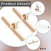 4Pcs Zinc Alloy Twist Bag Lock Purse Catch Clasps PURS-CP0001-03LG-6