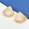 Brass Stud Earrings EJEW-H168-12G-1
