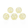 Transparent Handmade Blown Glass Globe Beads LS-GLAA-T012-35A-01-1
