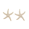 Brass Micro Pave Clear Cubic Zirconia Pendants KK-G535-02A-G-1