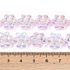 Electroplate Glass Beads Strands EGLA-P069-02A-AB02-4