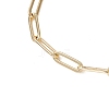 12Pcs Constellation Brass Paperclip Chains Charm Bracelets for Women BJEW-JB11256-5