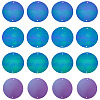 150Pcs Rainbow Iridescent PVC Paillette/Sequin Links FIND-TA0008-10C-2