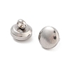 Non-Tarnish 202 Stainless Steel Charms Flat Round Charm STAS-B072-07P-01-3