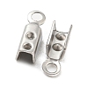 Tarnish Resistant 304 Stainless Steel Folding Crimp Ends STAS-H376-114-2