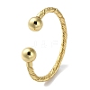 Rack Plating Brass Cuff Bangles BJEW-H326-03G-1