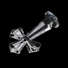 Natural Quartz Crystal Cross Figurines AJEW-H154-01A-3