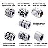 1Box 260pcs/box Tibetan Style Alloy Spacer Beads Large Hole TIBEB-TA0001-01AS-2