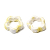 Flower Hollow Glazed Porcelain Bead Frame PORC-A034-09E-2