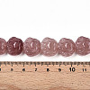 Natural Strawberry Quartz Beads Strands G-M108-A11-01-5