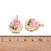 Brass Enamel Pendants KK-SZC0009-03G-01-3