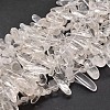 Natural Quartz Crystal Nuggets Beads Strands G-E271-52-1