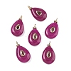Dyed Natural White Jade Pendants KK-C251-01A-04-1