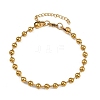 4Pcs 304 Stainless Steel Chain Bracelets & Cuff Bangles Sets for Women Men BJEW-F505-02G-3