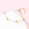 304 Stainless Steel Satellite Chain Bracelets BJEW-D458-01G-1
