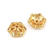 Brass Micro Pave Clear Cubic Zirconia Bead Caps LS-CU-CBA6A75-32G-2