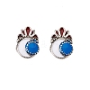 Alloy Enamel Cabochons MRMJ-TAC0005-01B-1