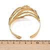304 Stainless Steel Cuff Bangles for Women BJEW-G757-03G-5