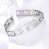 201 Stainless Steel Watch Band Chain Bracelets BJEW-B078-175P-5