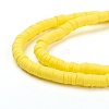 Handmade Polymer Clay Beads Strands X-CLAY-R089-4mm-073-3