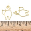 Alloy Open Back Bezel Pendants FIND-L025-02G-3