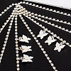 Butterfly Alloy Full Crystal Rhinestone Sexy Tassel Nightclub Body Chains WGDED86-02-2