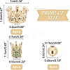 60Pcs Brass Beads KK-NB0001-51G-3
