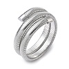 304 Stainless Steel Snake Chain Bangles BJEW-F522-01P-4