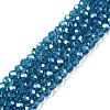 Electroplate Glass Beads Strands EGLA-A044-T3mm-A27-1