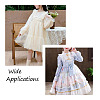2-Layer Pleated Satin Organza Ribbons PJ-TAC0004-02E-6