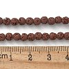 Synthetic Lava Rock Dyed Beads Strands G-H311-08D-06-2