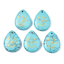 Synthetic Turquoise Pendants G-T122-72H