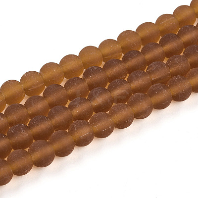 Transparent Glass Beads Strands GLAA-T032-T6mm-MD23-1