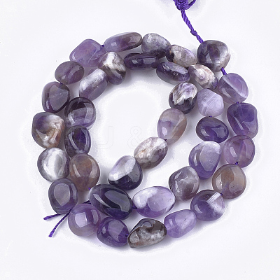 Natural Amethyst Beads Strands G-T105-33-1