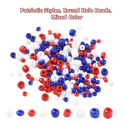 2220Pcs 9 Style Glass Seed Beads SEED-YW0001-28-1