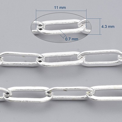 Brass Paperclip Chains CHC-S008-001B-S-1