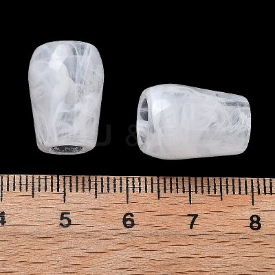 Two Tone Acrylic Beads OACR-S042-03A-1