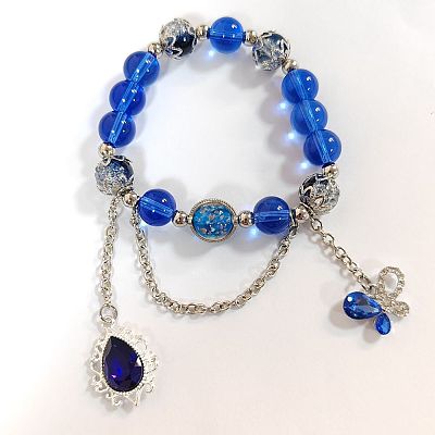 Glass & Lampwork Bracelets BJEW-TAC0031-1