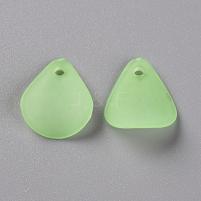 Transparent Frosted Acrylic Pendants MACR-S371-09A-733-1
