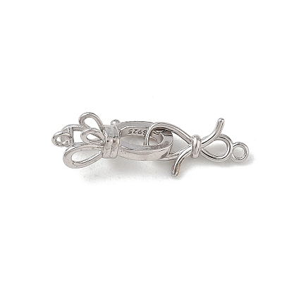 925 Sterling Silver Fold Over Clasps SE-CBAF1B0-01P-1
