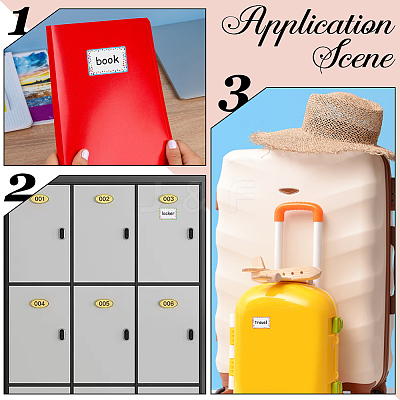 PVC Self Adhesive Stickers DIY-WH20007-64E-1