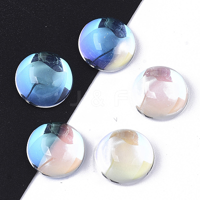Transparent Glass Cabochons EGLA-N004-03A-01-1