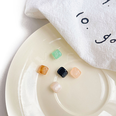 Opaque Acrylic Beads OACR-K008-34-1