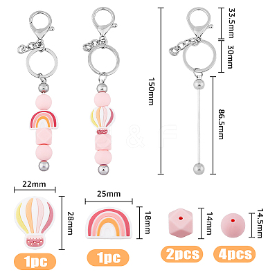 DIY Keychain Making Kit DIY-FH0005-89-1